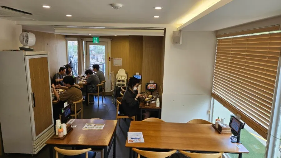 Menu lineup at Nagwon-ui Soba