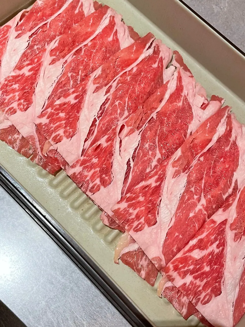 Tray with 3 kinds of tender meat