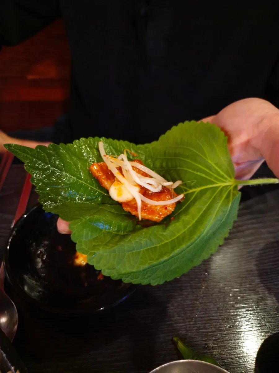 Jjuksami's octopus with side sauces