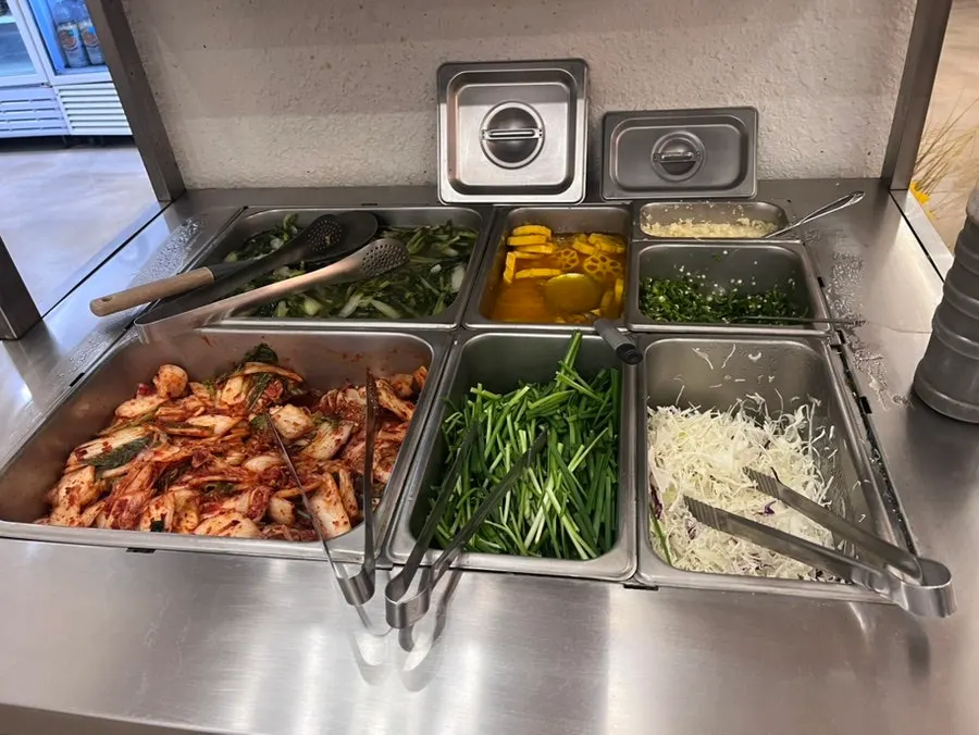 Self-bar for side dishes