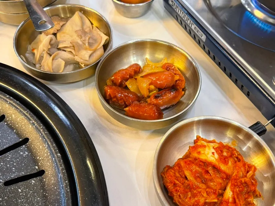 주문 후 바로 나온 점심 메뉴