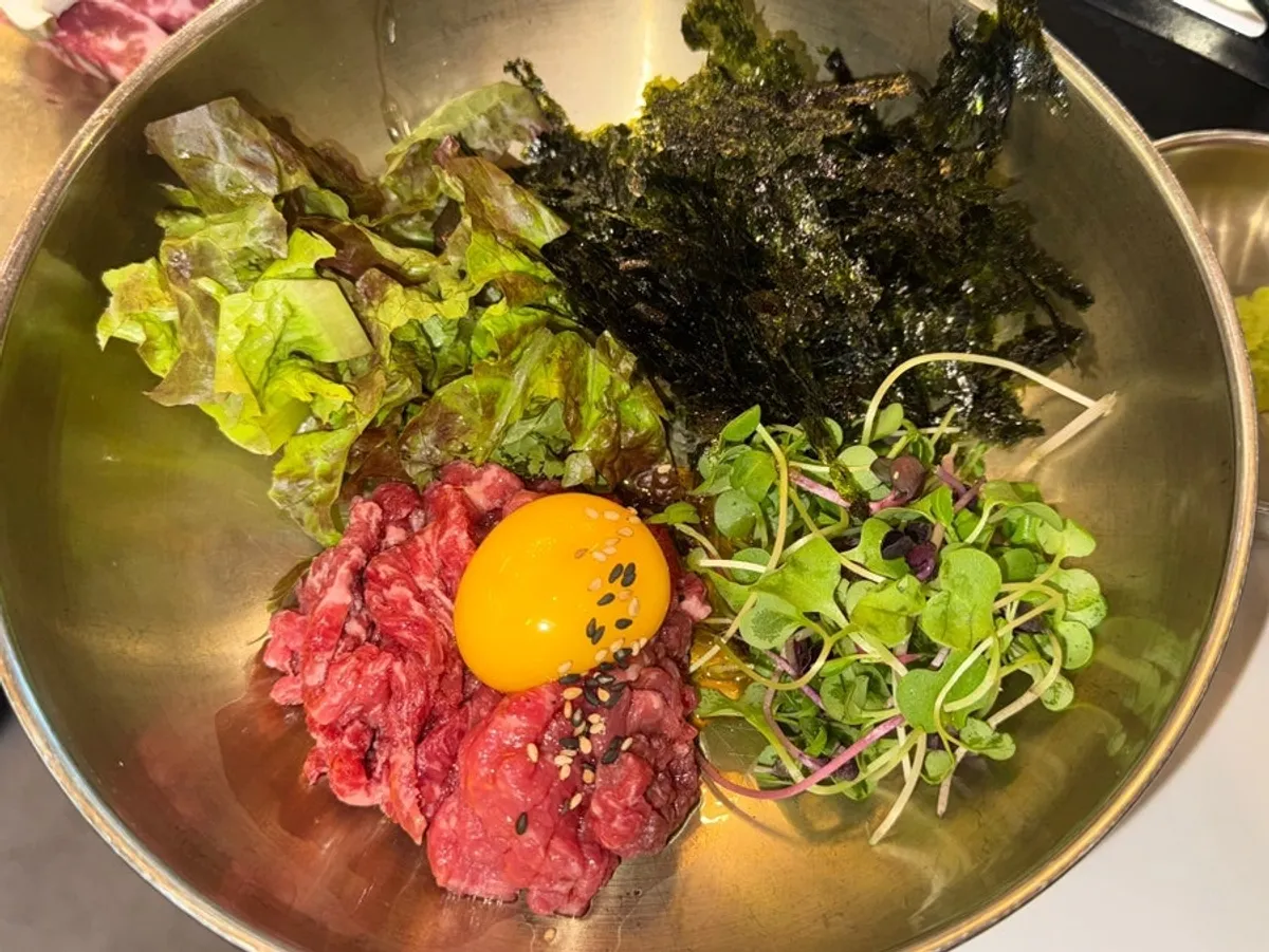 맛있게 구워진 쫄깃한 갈비살