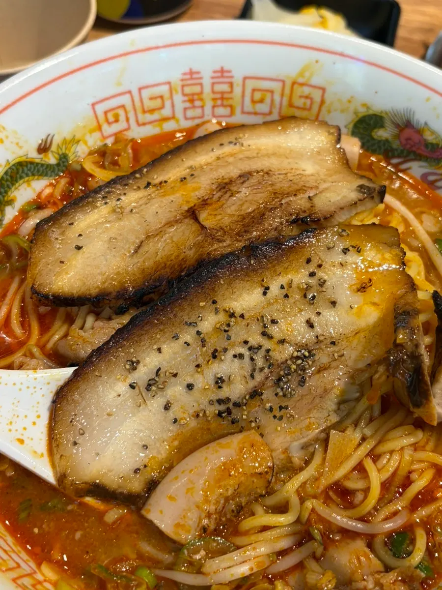 しっとりしたチャーシューラーメン