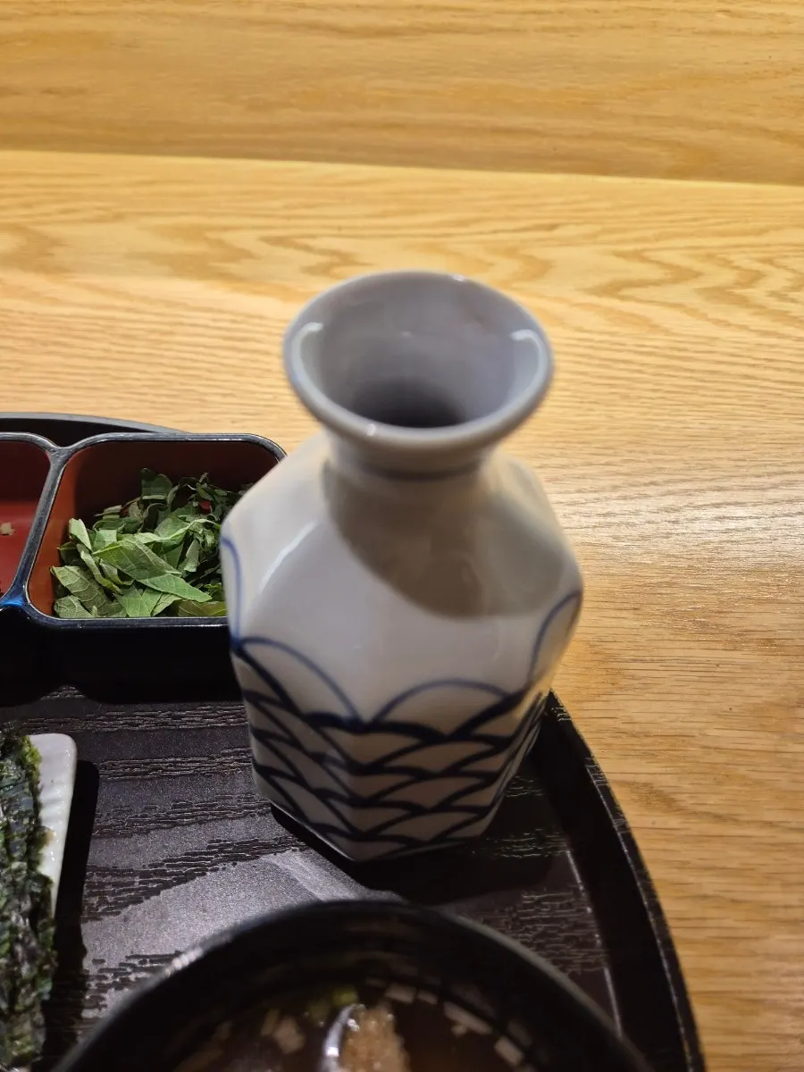 Ochazuke with rice mixed into broth