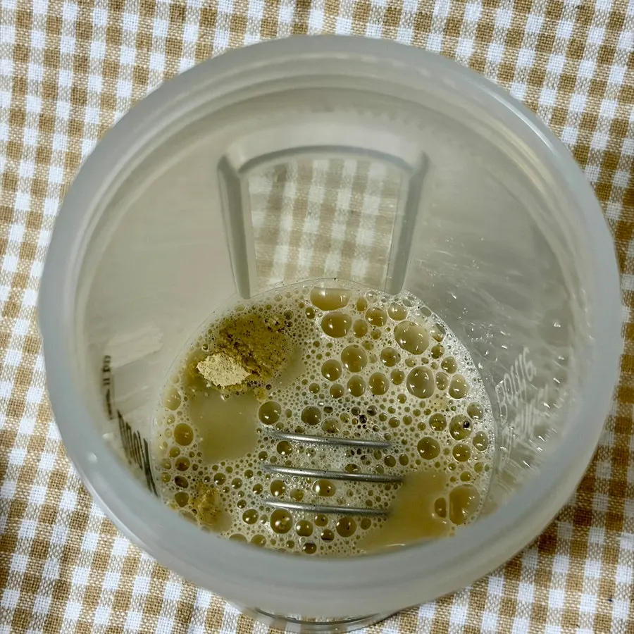 Shake bottle ready to be shaken with water added