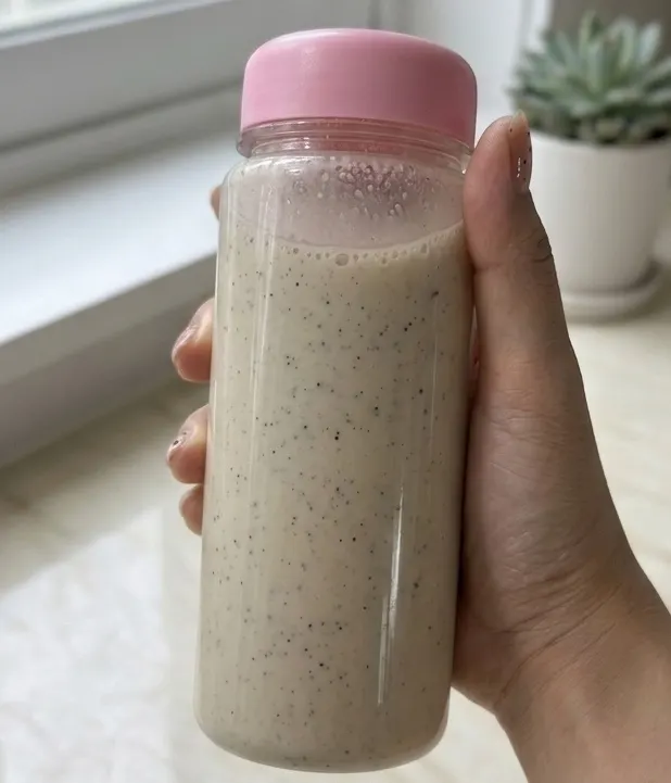 Black Bean drink prepared as a meal replacement