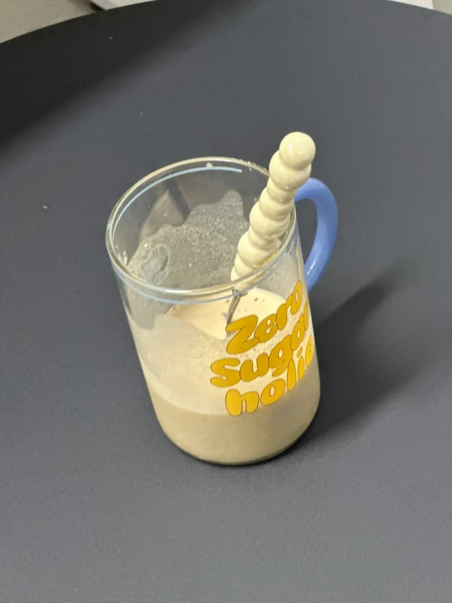 Cleanit Black Bean drink dissolved in cold water