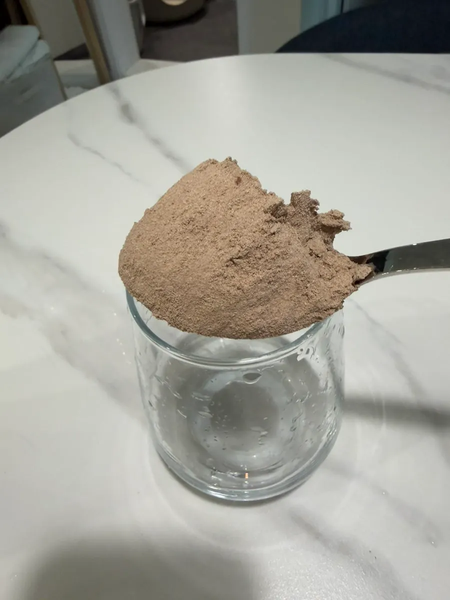 Cleanit Cacao shake mixed with water