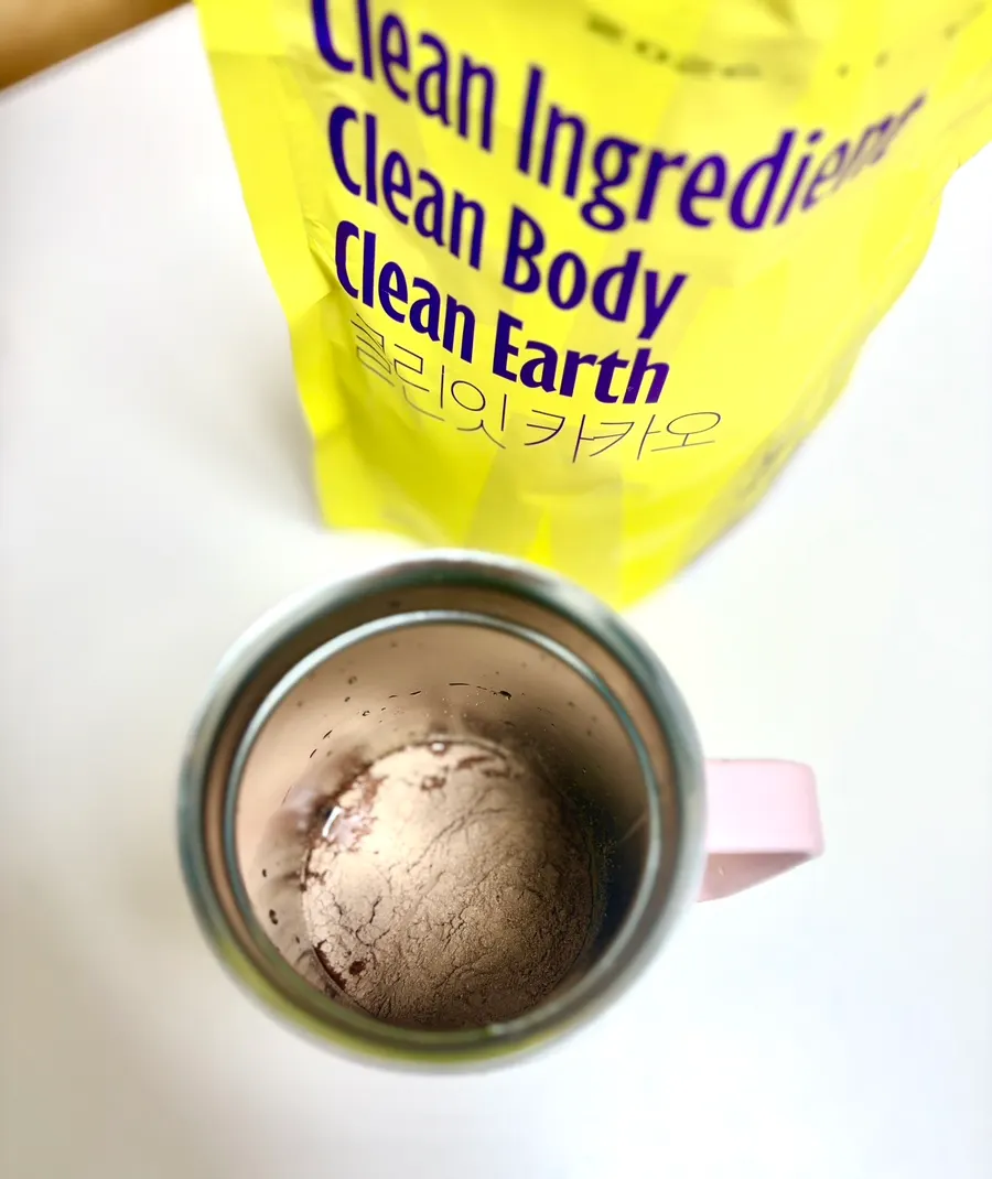 Cacao protein milk shake enjoyed after a run