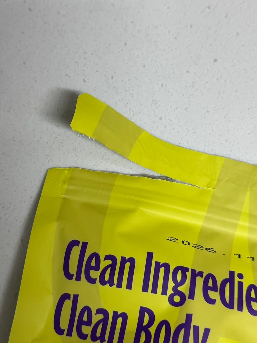 Expiration date printed on the product package