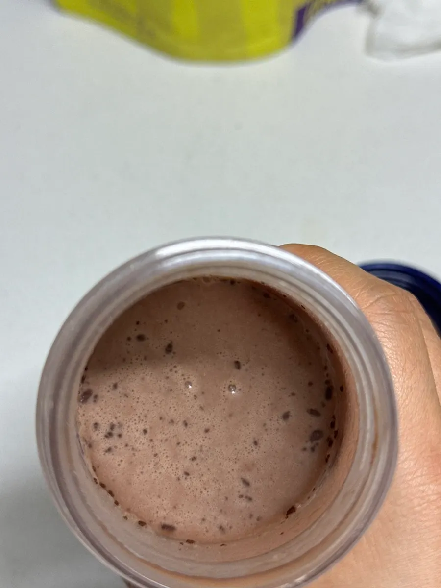 Cacao protein consumed after a workout