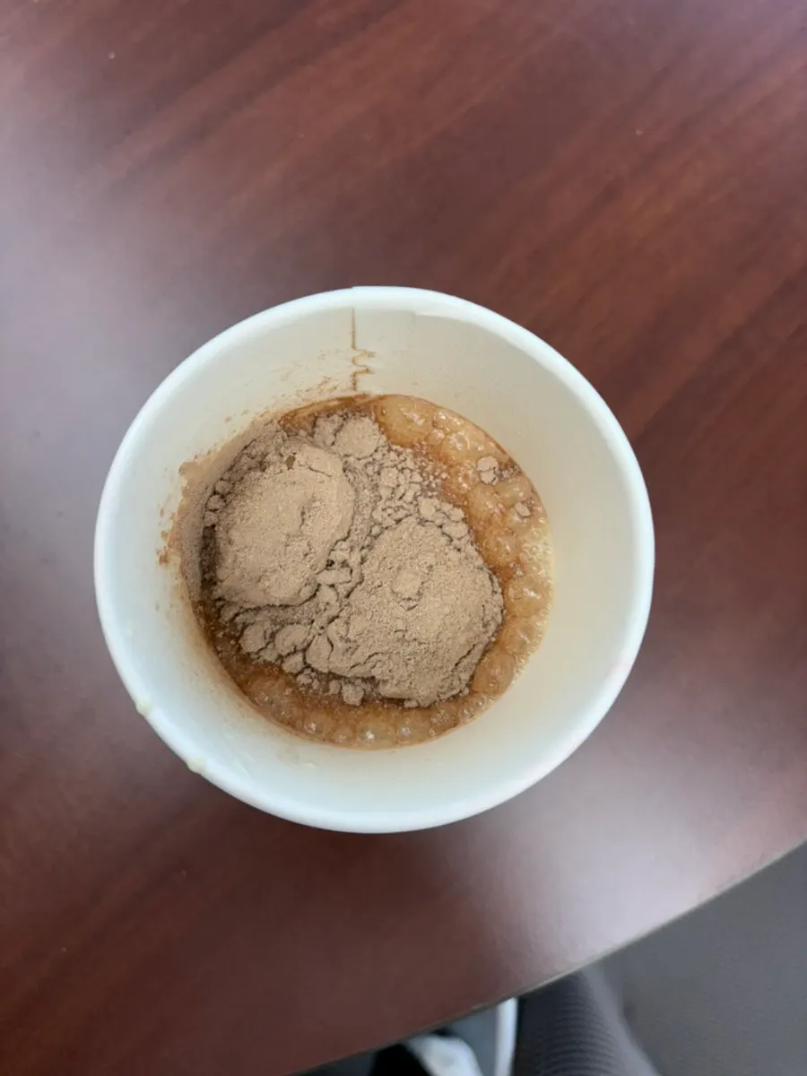 Protein powder with a strong cocoa aroma