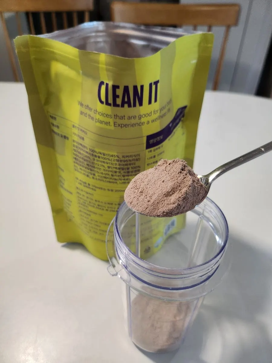 How to prepare one serving of Cleanit Cocoa