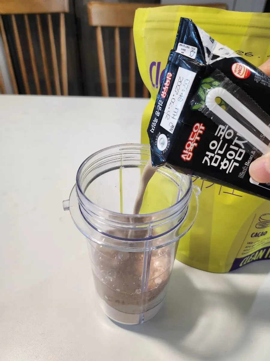 Rich, thick cocoa shake