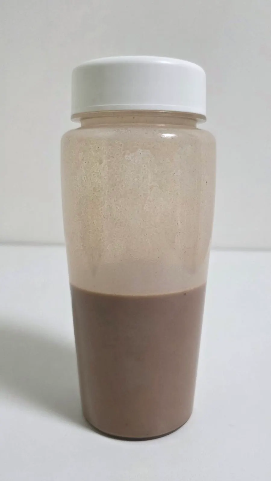 A daily vegan protein soy milk shake