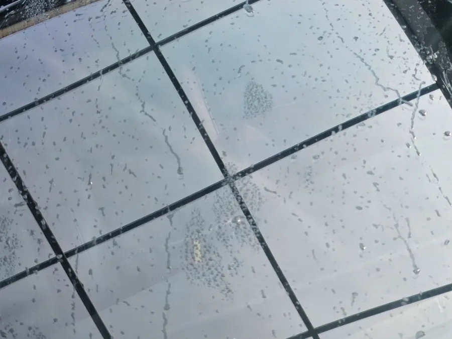 Car glass surface that needed oil-film care