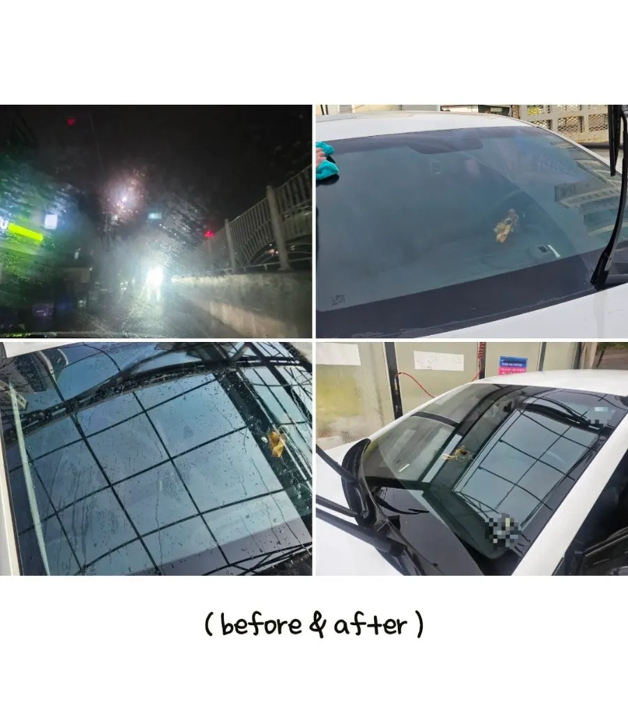 AutoGrooming Oil Film Remover used during a self-service wash