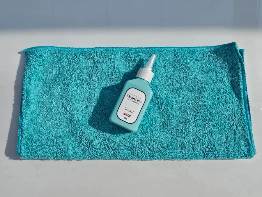 AutoGrooming product used to clean a car and shower booth