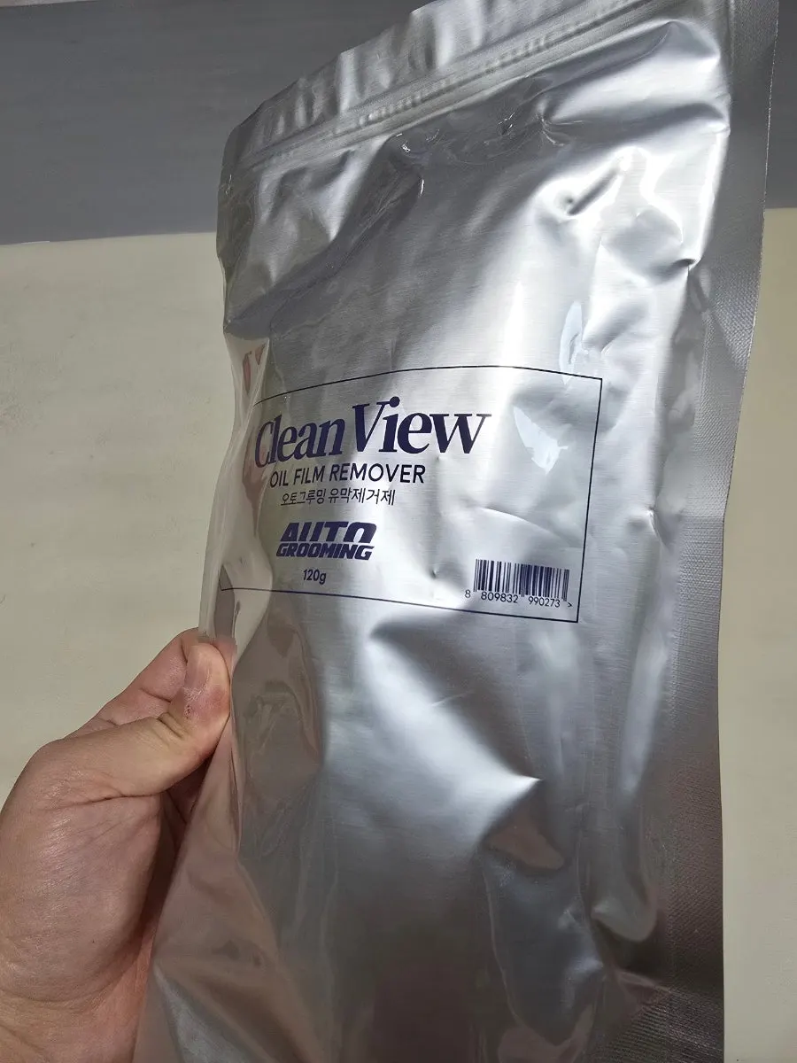 겨울철 셀프세차를 앞두고 준비한 유막제거제