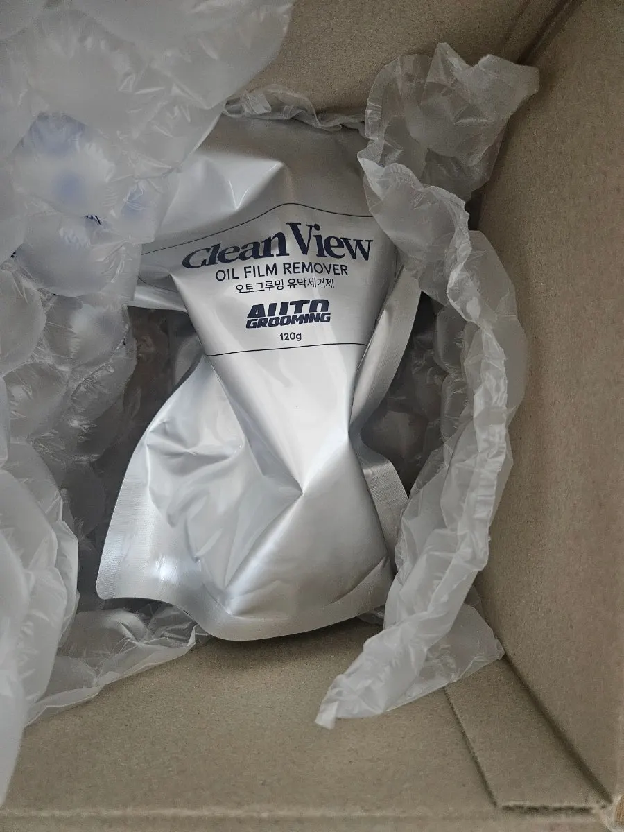 Clean View car oil-film remover used for a DIY car wash