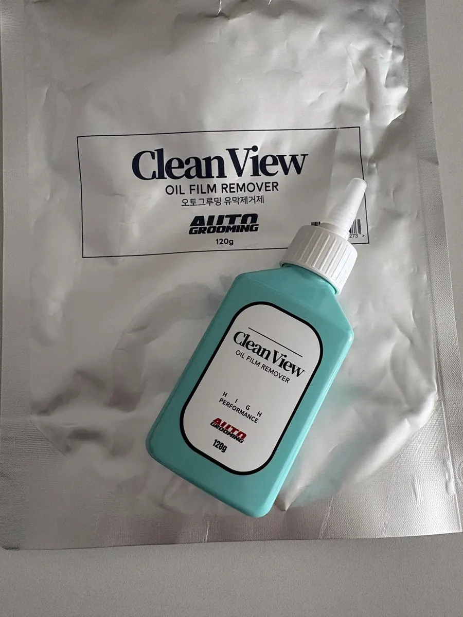 Record of using AutoGrooming Car Glass Oil Film Remover