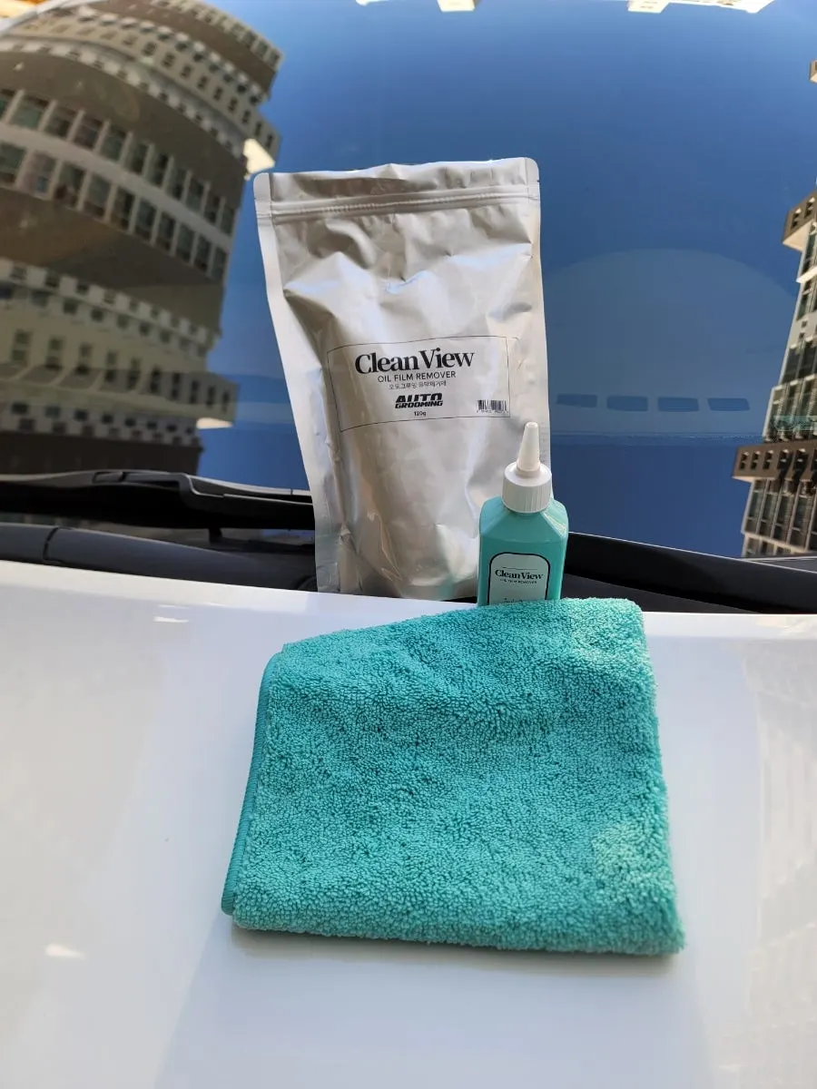 Clean View product set including a work towel