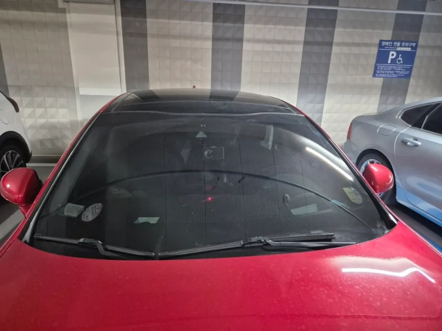 Trim area checked in relation to using oil-film remover