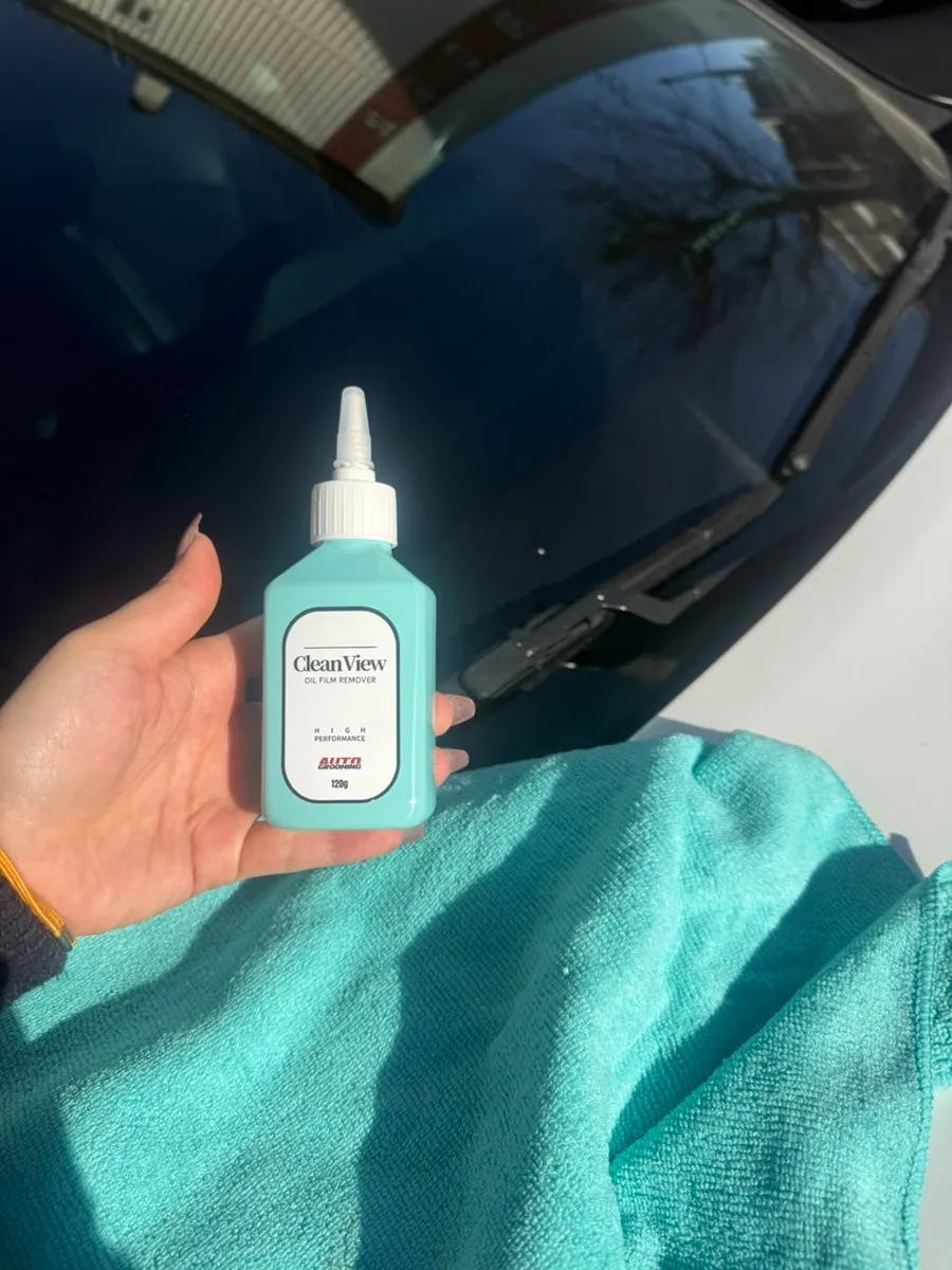 Oil film remover for vehicle and household glass care