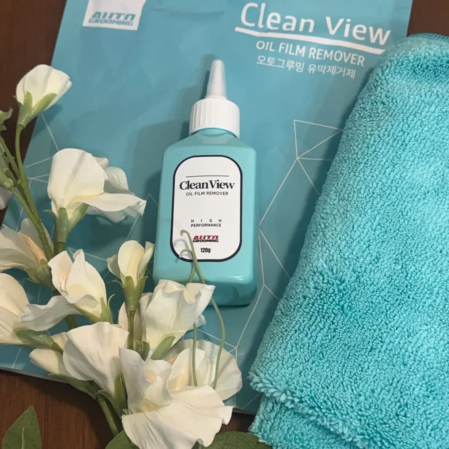 Clean View oil-film remover set contents