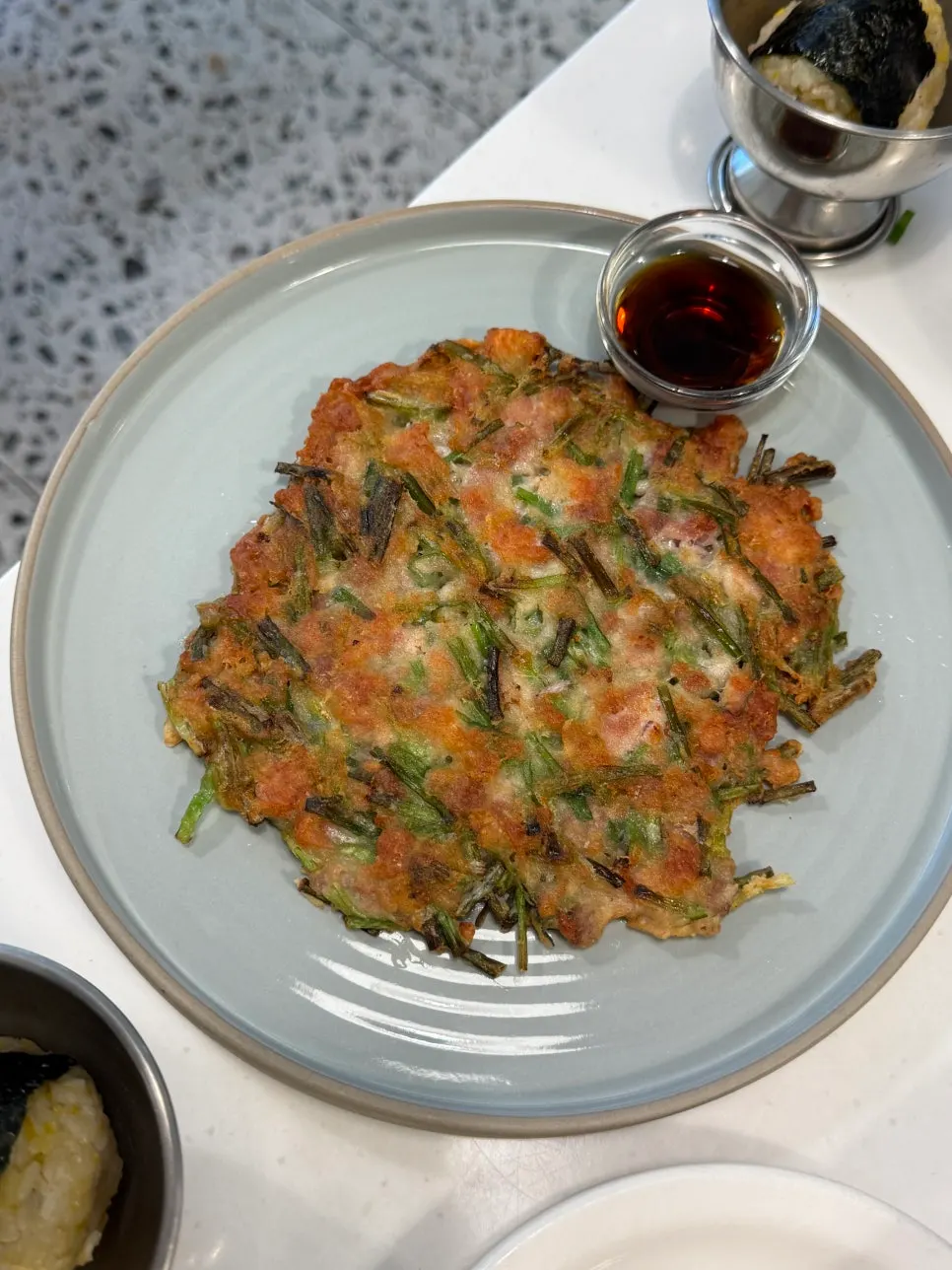 Crispy fried dakjeon side dish