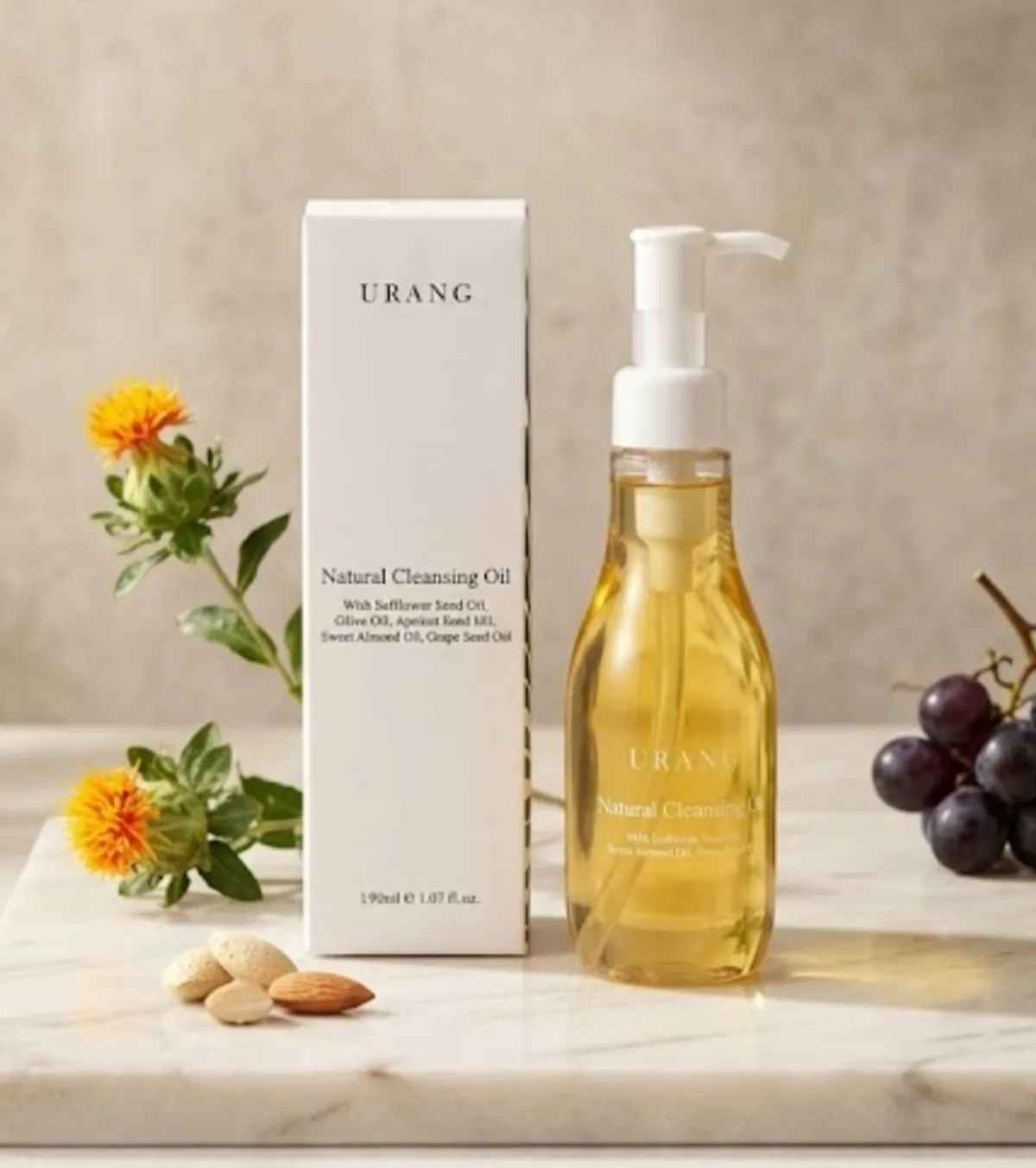 Using URANG Natural Cleansing Oil at the home sink