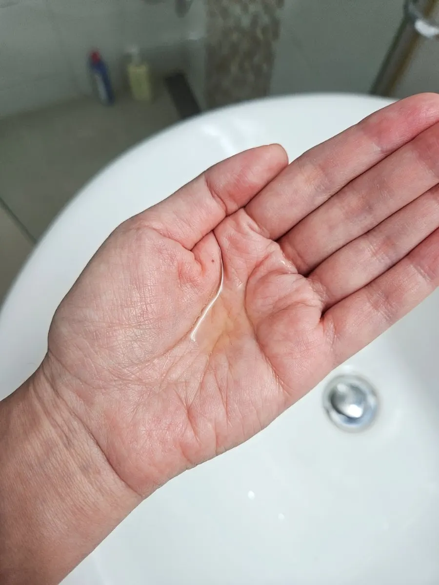 Cleansing oil emulsifying on contact with water