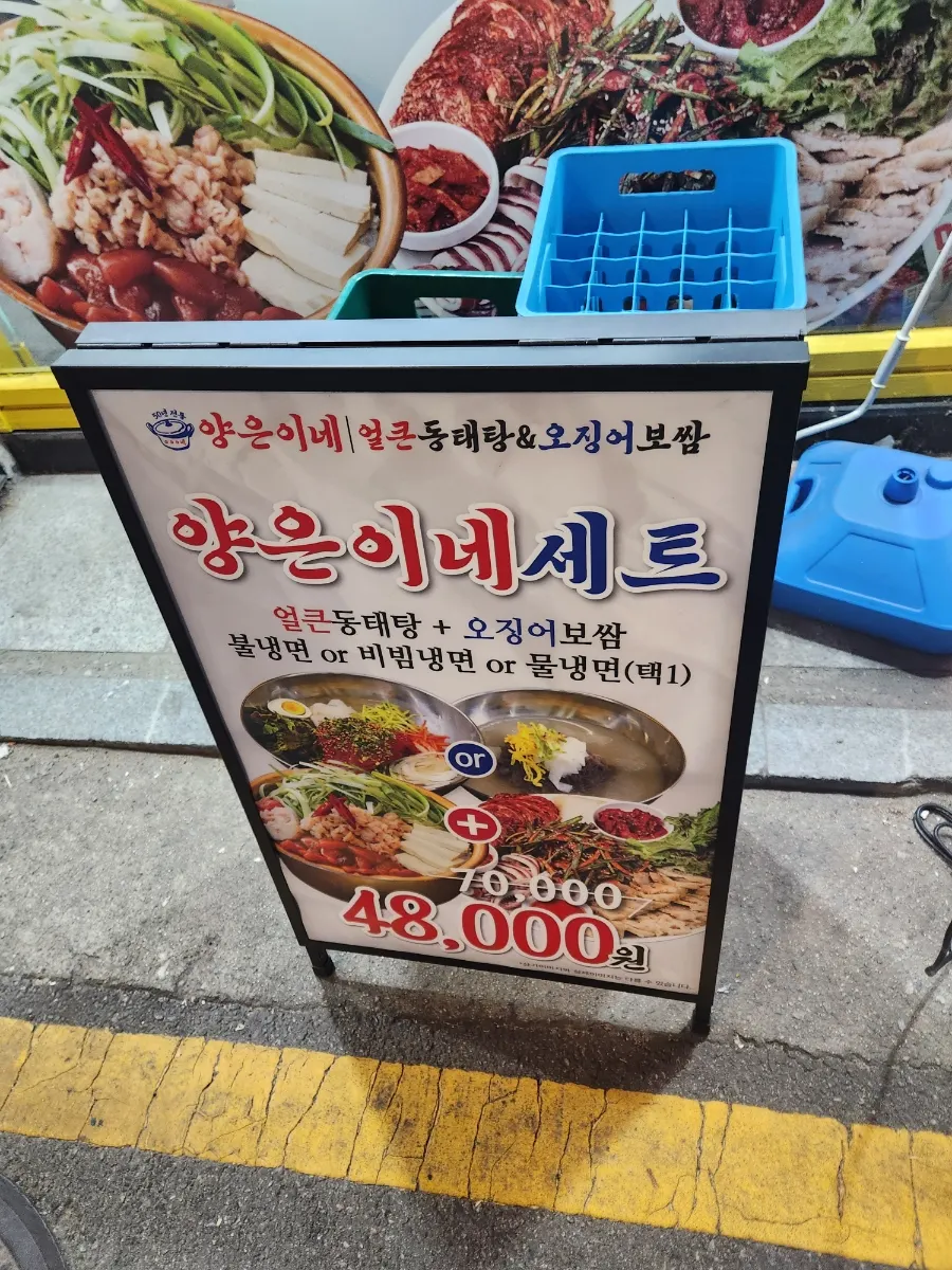 양은이네 세트 안내 포스터