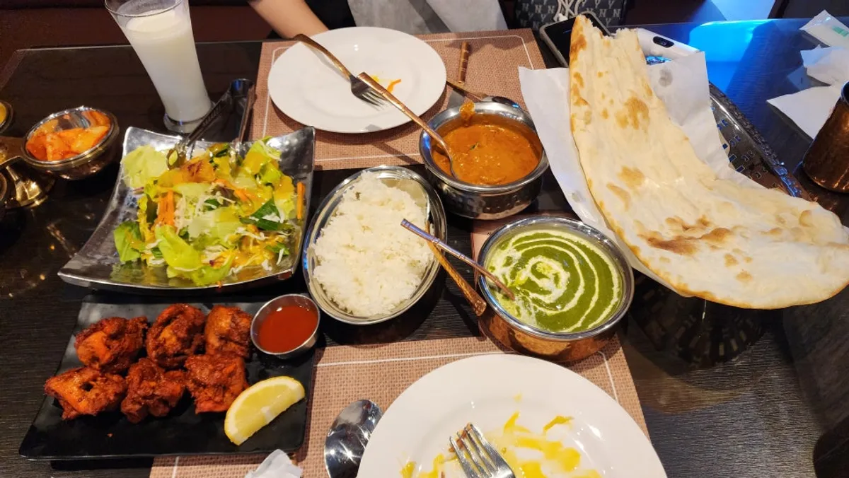Full table spread of the Durbar Set B