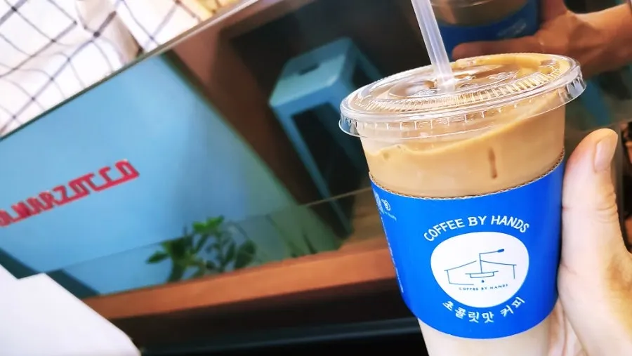 Iced dutch latte from Coffee by Hands Roastery