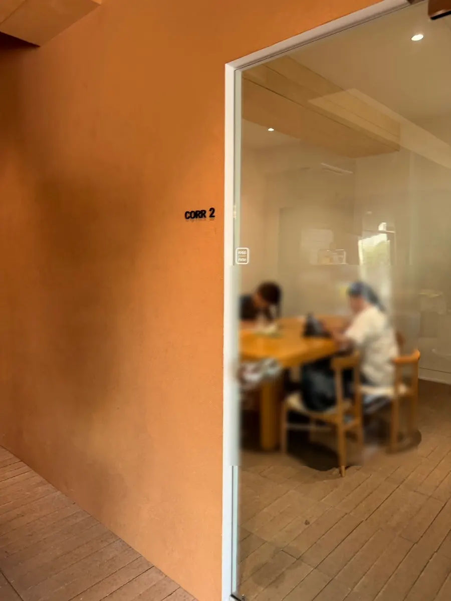 Interior of CORR showing the group room