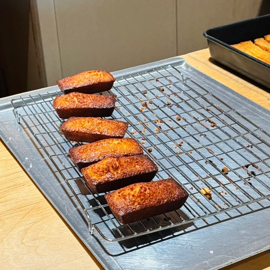 Financiers and coffee enjoyed at CORR