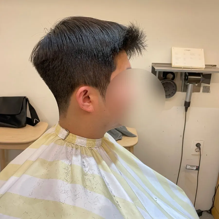 다운펌 후 진행한 샴푸