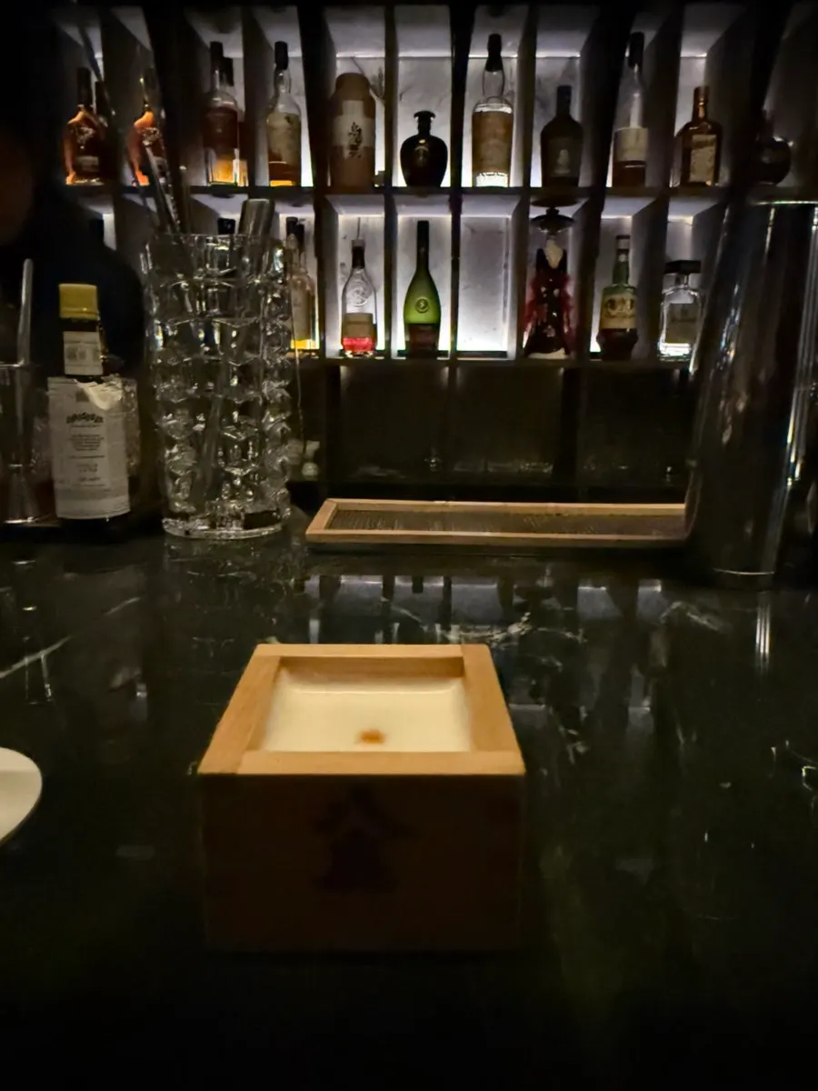 Cocktail-making in progress at Cove Bar