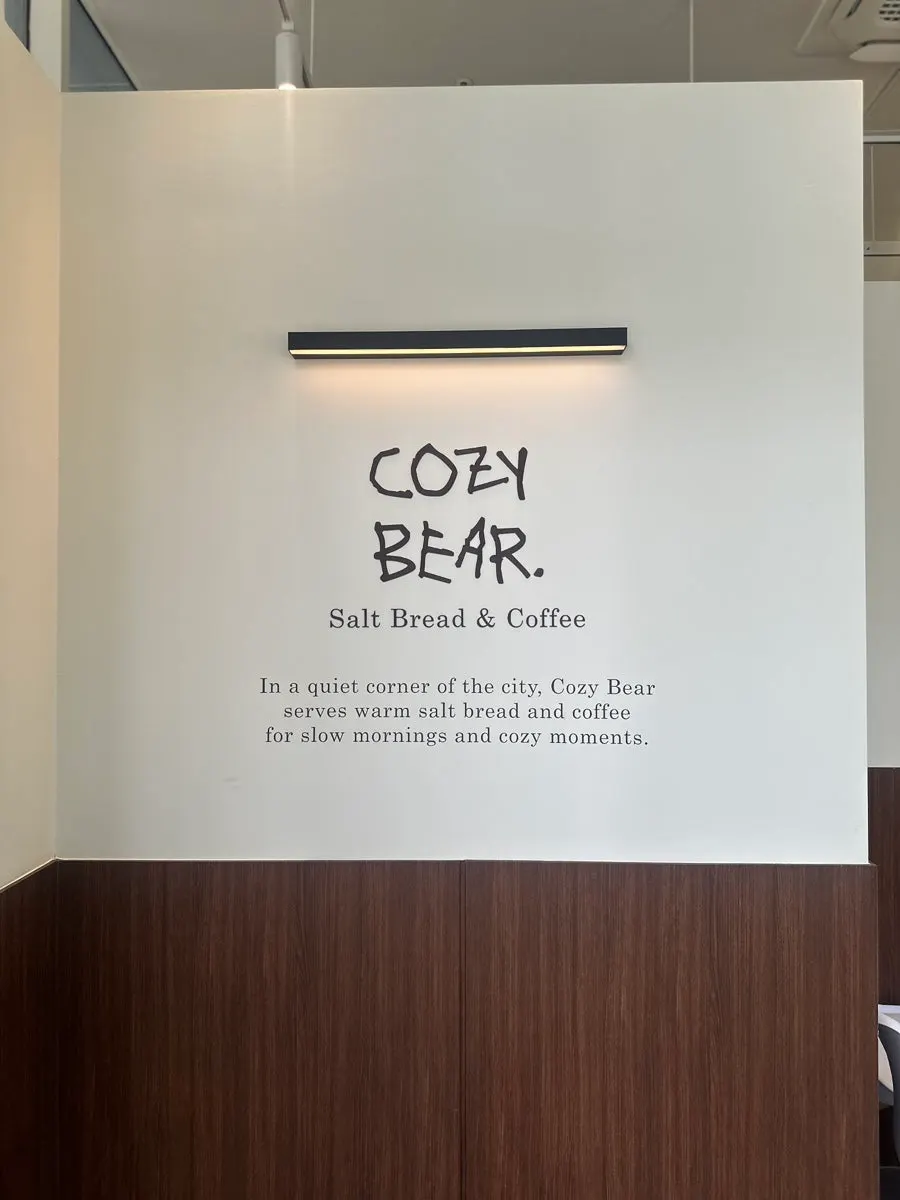 Seating inside Cozy Bear