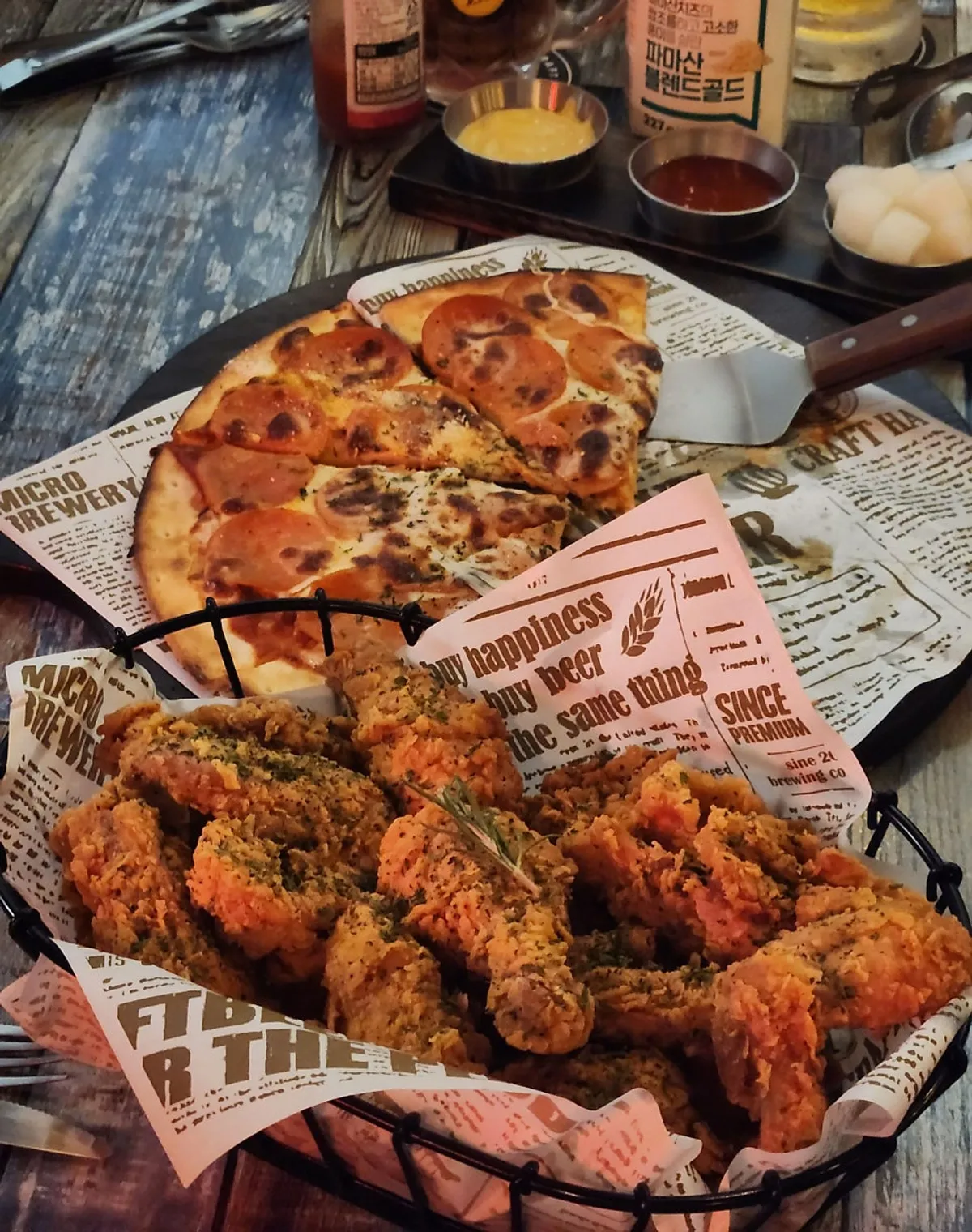 A whole crispy Hans chicken