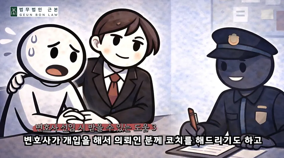 고소인 조사 동행과 예상 질문 준비 관련 이미지