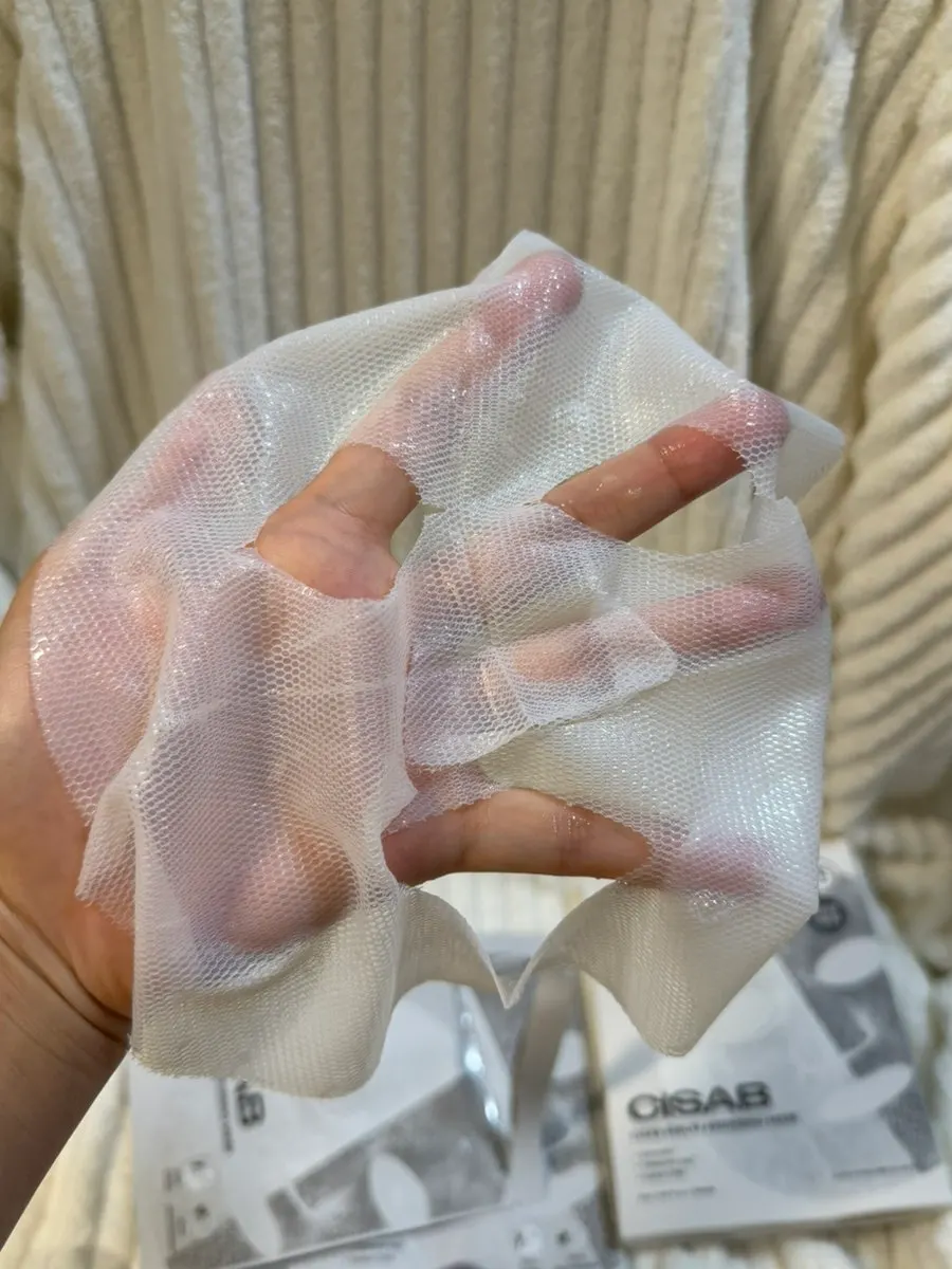 Mask sheet covered with a double-sided cover