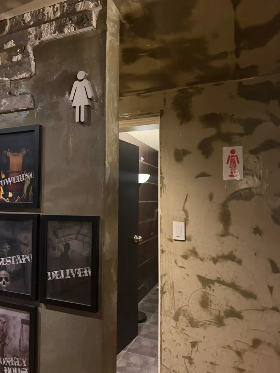The space at Cube Escape Hongdae Branch before entering the escape room