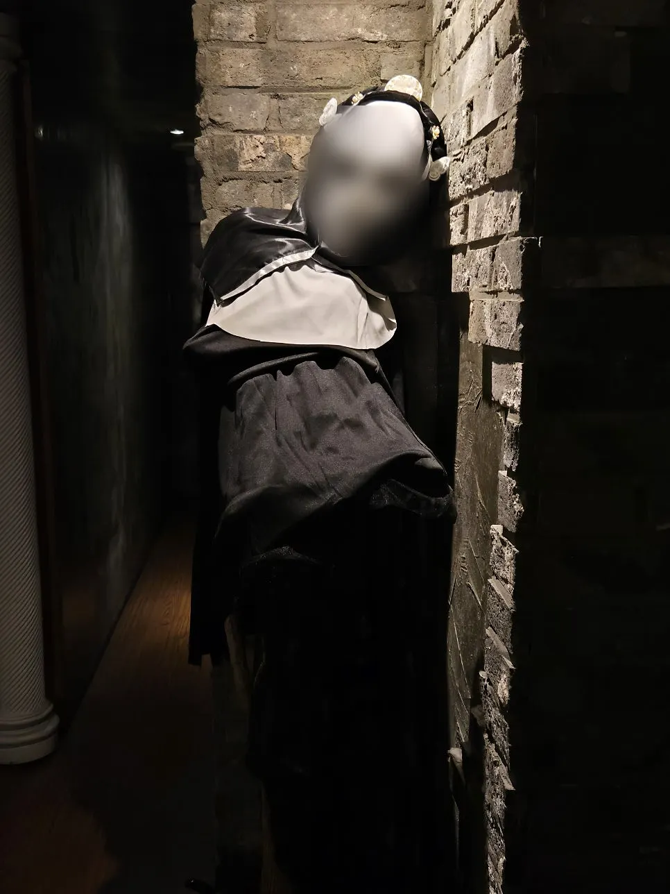 Spooky store props with a horror-theme atmosphere