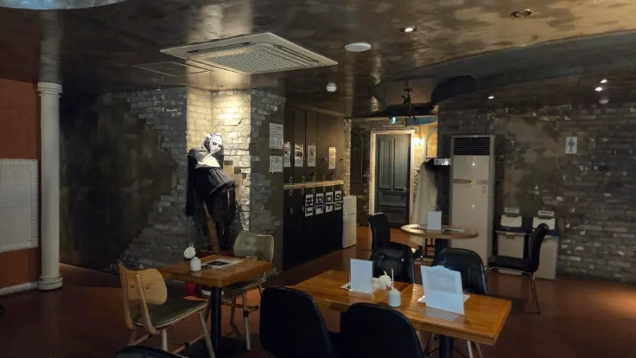 Theme guide area at Cube Escape Hongdae Branch