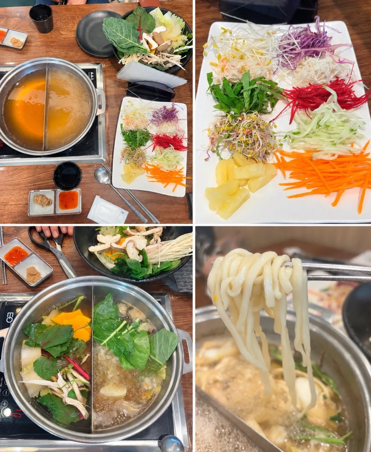 다담샤브샤브&월남쌈 위례점 샤브샤브 상차림