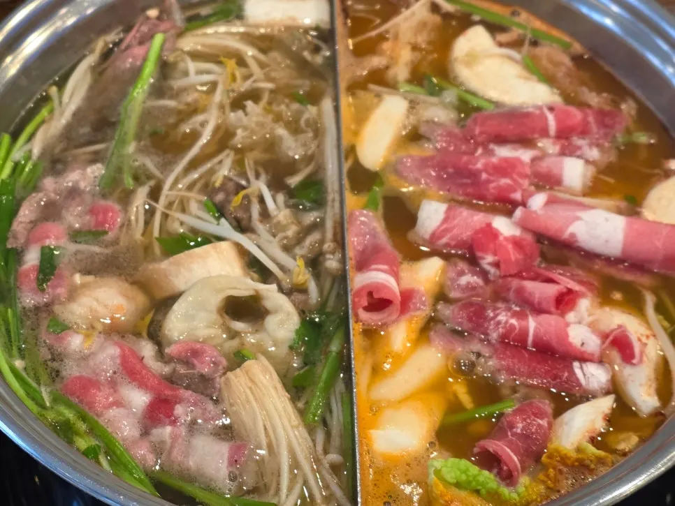 수제비와 떡 사리 코너