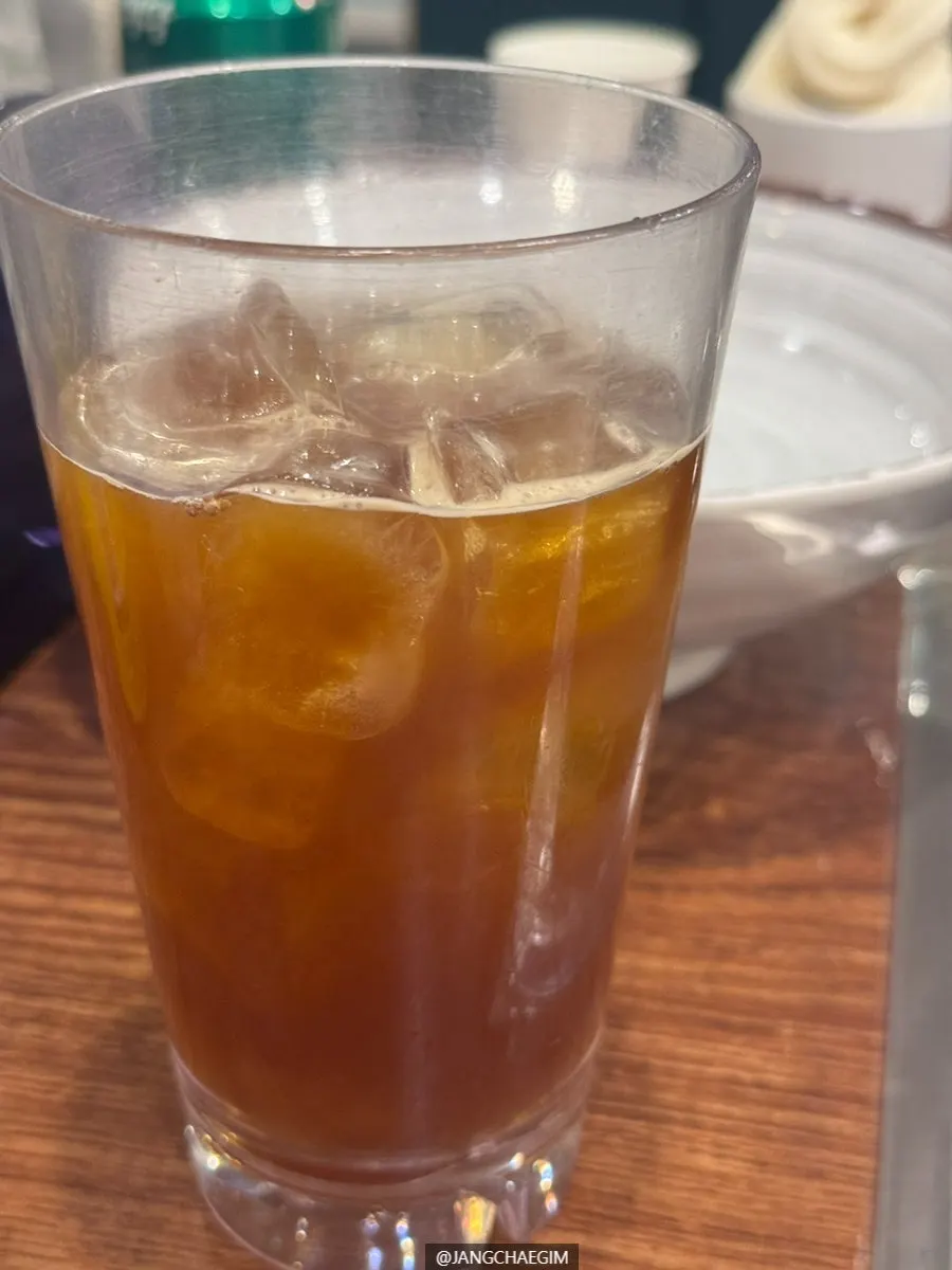 식사 마무리로 먹은 죽