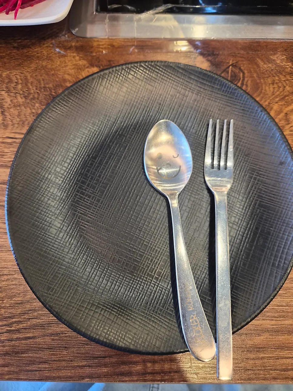 Kids' dishes provided at the restaurant